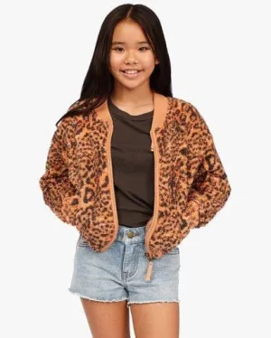 Billabong Wild Bomber Teddy Bear Jacket Youth (large)